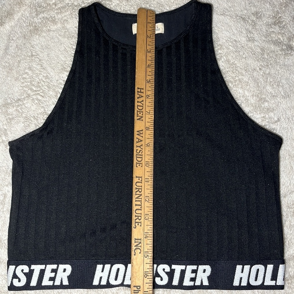 Hollister Co. Women's Black Crop-top - Picture 4 of 6